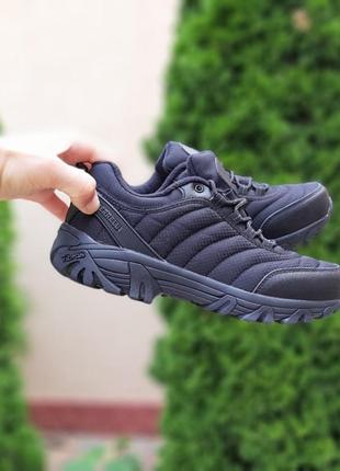 Merrell vibram чорні термо/фліс кросівки кеди чоловічі осінні зимові євро зима водонепроникні відмінна якість ботінки мерел