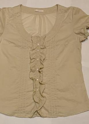 Женская хлопоковая блуза marks & spencer блузка m l uk14 46 48 хлопок4 фото
