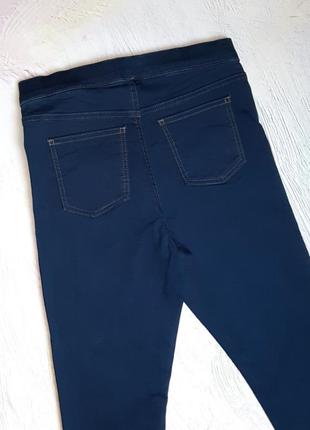 💝2+1=4 сині завужені джинси джегінси скіні висока посадка marks&spencer, розмір 46 - 482 фото