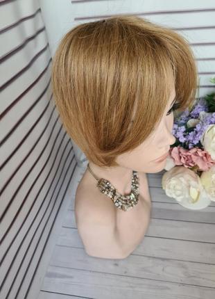 Накладка топер челка - шторка типатинг 100% натуральный славянский волос.