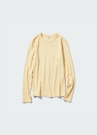 М'яка футболка з круглим вирізом у рубчик