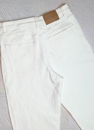 💝2+1=4 базовые белые зауженные мом mom джинсы высокая посадка h&amp;m, размер 48 - 507 фото