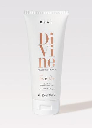 Braé divine ten in one leave-in - маска-крем 10 в 1 для восстановления сильно поврежденных волос, 200 г.