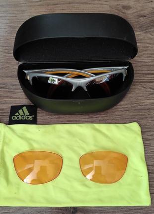 Солнцезащитные очки адидас adidas  с запасными линзами.4 фото