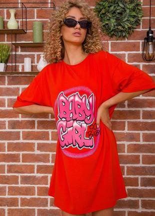 Жіноча вільна футболка коралового кольору туреччина2 фото