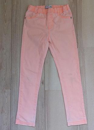Джинси коралового кольору 6-7 років