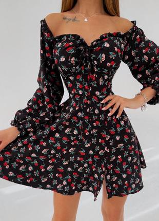 Сукня квітковий принт