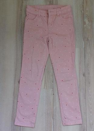 Джинси рожеві на дівчинку 6-7 років