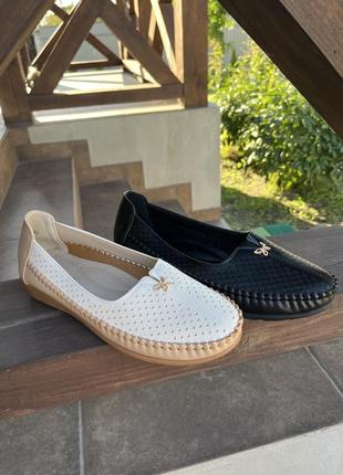 Мокасини з якісної еко шкіри
