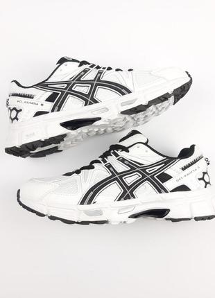 Кроссовки asics gel kahana 8 белые с черным8 фото