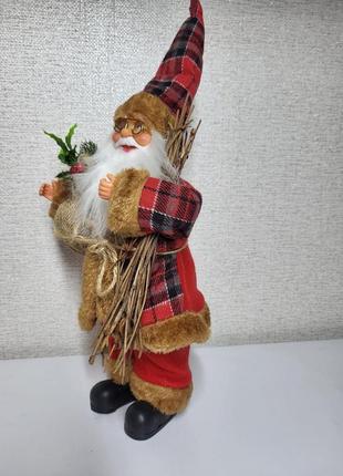 Новогодняя фигурка под елку санта клаус, дед мороз