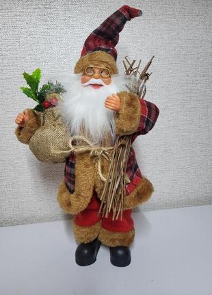 Новогодняя фигурка под елку санта клаус, дед мороз
