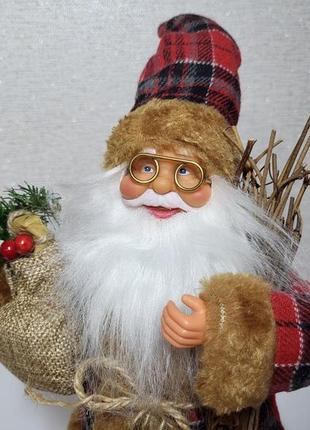 Новогодняя фигурка под елку санта клаус, дед мороз