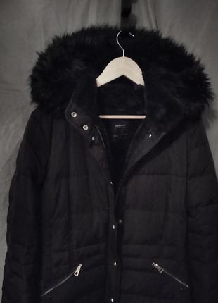 Натуральный зимний пуховик zara3 фото