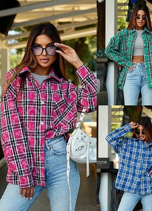 Кашемировая рубашка в клетку