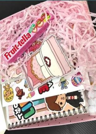 Тока бока toca boca игра на липучках альбом блокнот набор