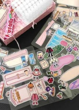 Тока бока toca boca игра на липучках альбом блокнот набор