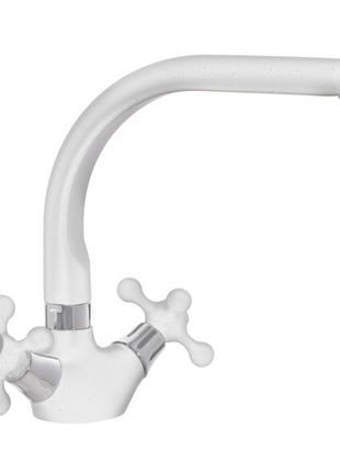 Кухонний змішувач білий mixxus color 273 (mi2760)