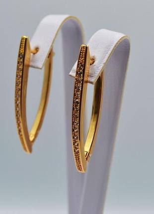 Серьги женские с камнями