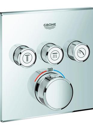 Термостат прихованого монтажу на 3 споживача grohe grohtherm smartcontrol (29126000)