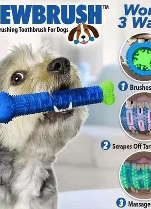 Зубна щітка для собак mhz з hewbrush dog bone dummy  515551vi