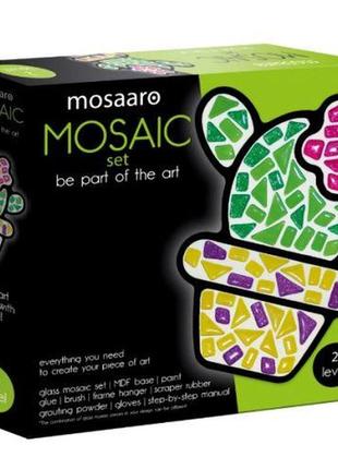 Набір для творчості mosaaro кришталеве скло мозаїка "кактус"