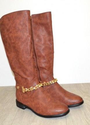 Демисезонные утепленные сапоги