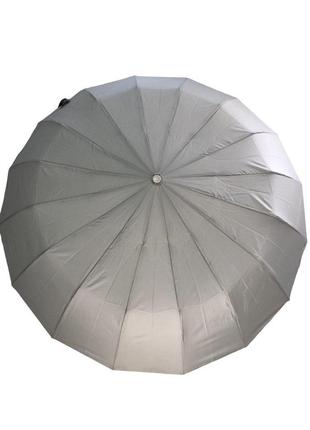 Парасолька автомат susino 16 спиць антивітер сіра