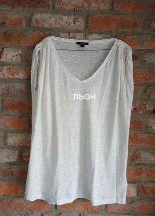 Элегантная льняная футболка