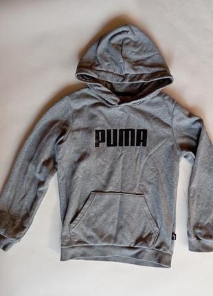 Детская худи толстовка спортивная кофта с капюшоном свитшот puma