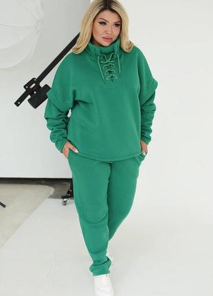 Костюм жіночий 💚 батальні розміри