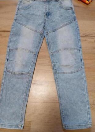 Летние джинсы для мальчика 134-140р2 фото