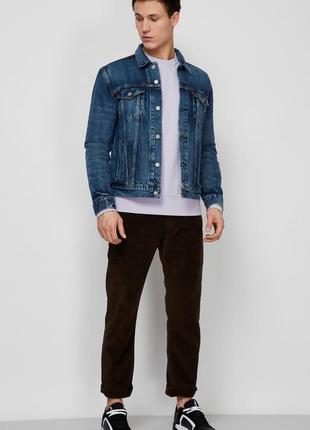 Новая мужская джинсовая куртка levi's размер m оригинал10 фото