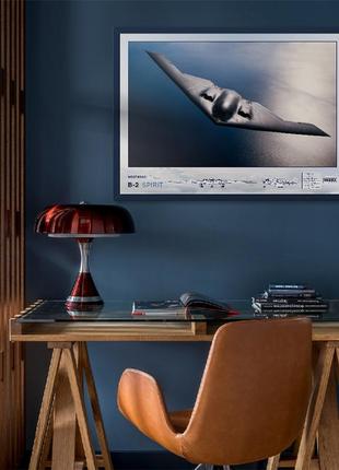 Плакат b-2 spirit, 84х60 см 2