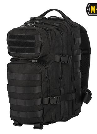 Тактический штурмовой рюкзак m-tac assault 40l литров черный качество военный рюкзак всу 52x29x28  519021vi