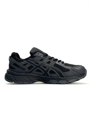 Мужские кроссовки asics gel-venture 6 gore-tex dark grey black