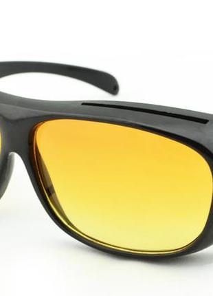Антиблікові окуляри нічного бачення hd vision glasses 2 в 1  511006vi8 фото