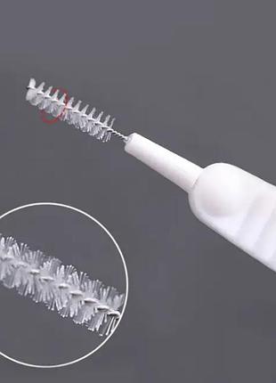 Набор мини ершиков-щеточек 10 шт для чистки душевой лейки/щетки для маленьких...