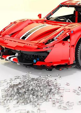 Конструктор машина гоночная ferrari technics 3608 деталей 1:8 7