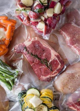 Вакуумные пакеты для пищи 25*600 см пакеты для вакууматора польша 512513vi