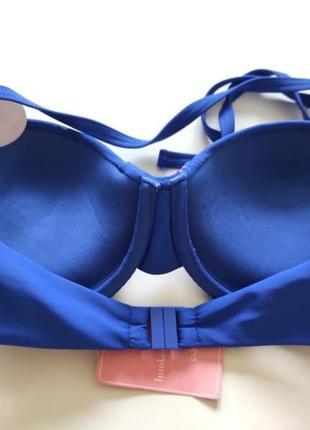 Hunkemoller купальник роздільний синій жіночий комплект набір трусики бюстгалтер труси лівчик фірмовий новий6 фото
