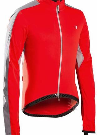 Велокуртка ветровка bontrager rxl windshell jacket red (l)3 фото