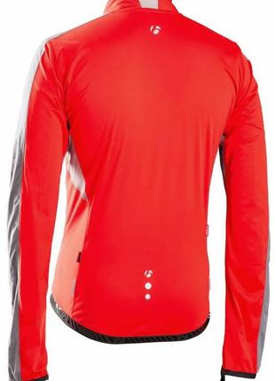Велокуртка вітровка bontrager rxl windshell jacket red (l)4 фото