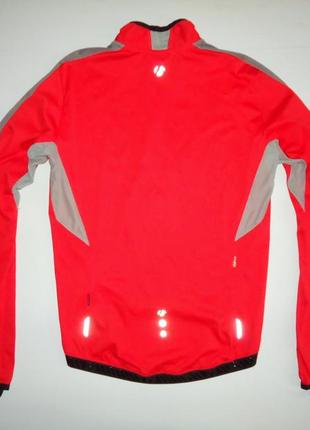 Велокуртка ветровка bontrager rxl windshell jacket red (l)2 фото