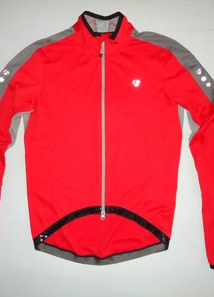 Велокуртка вітровка bontrager rxl windshell jacket red (l)1 фото