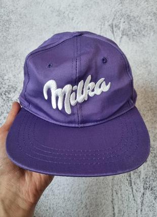 Кепка milka snapback 90s vintage, stussy, supreme, carhartt, dickies