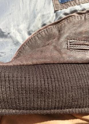 Стильна шкіряна куртка, бомбер chevirex