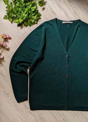 Кардиган edinburg wool ewm з вовни меріноса