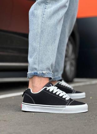 Мужские черные текстильные кеды