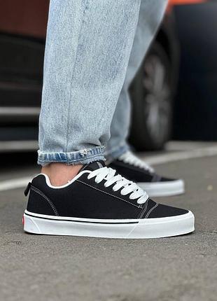 Мужские черные текстильные кеды